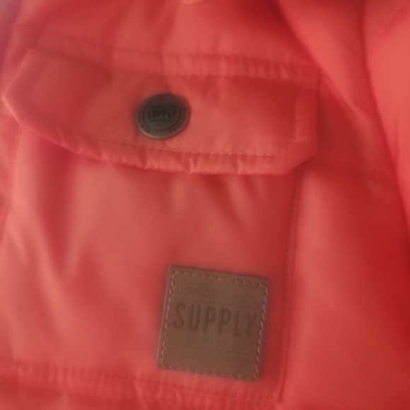 London Fog Orange Kids Puffer Jacket Excellent Condition - Picture 11 of 11